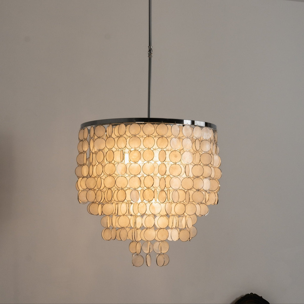 Pearl Shell Chandelier — Chandelier | Maison Monashee — view 14