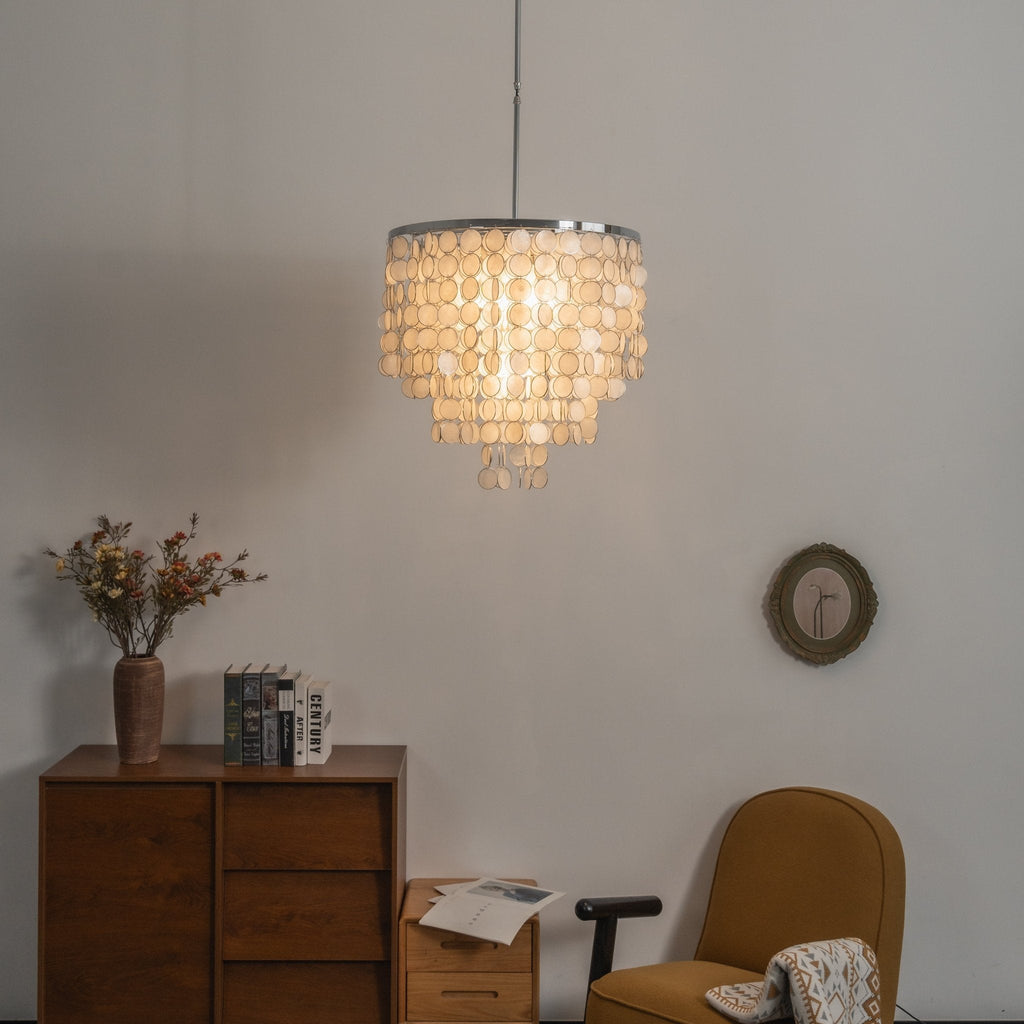 Pearl Shell Chandelier — Chandelier | Maison Monashee — view 7