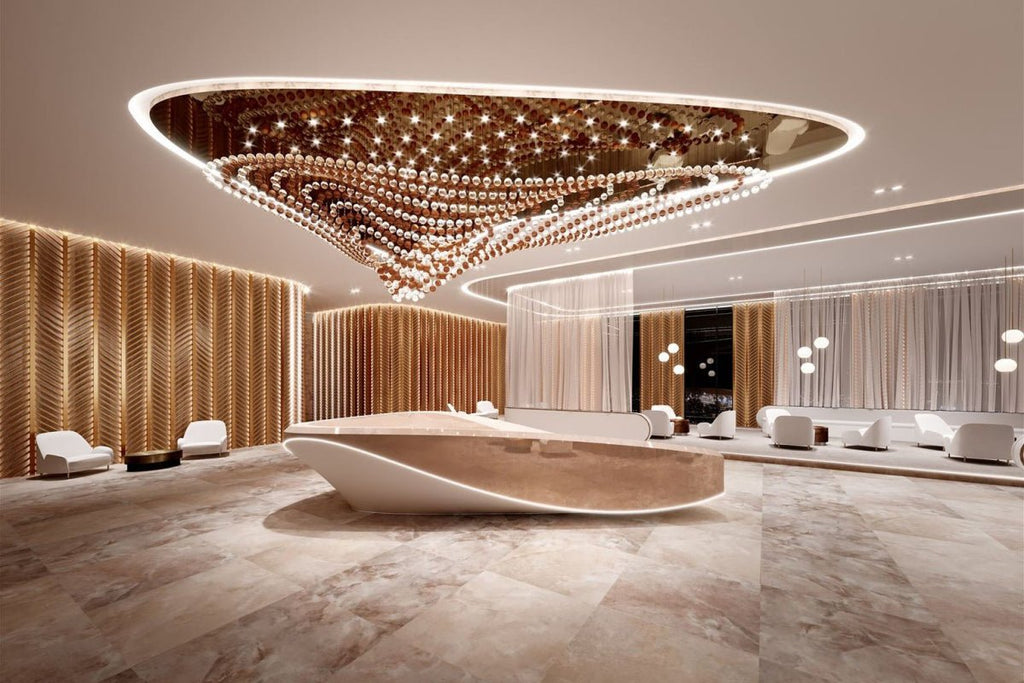 Beaded Crystal Chandelier — Chandelier | Maison Monashee — view 5