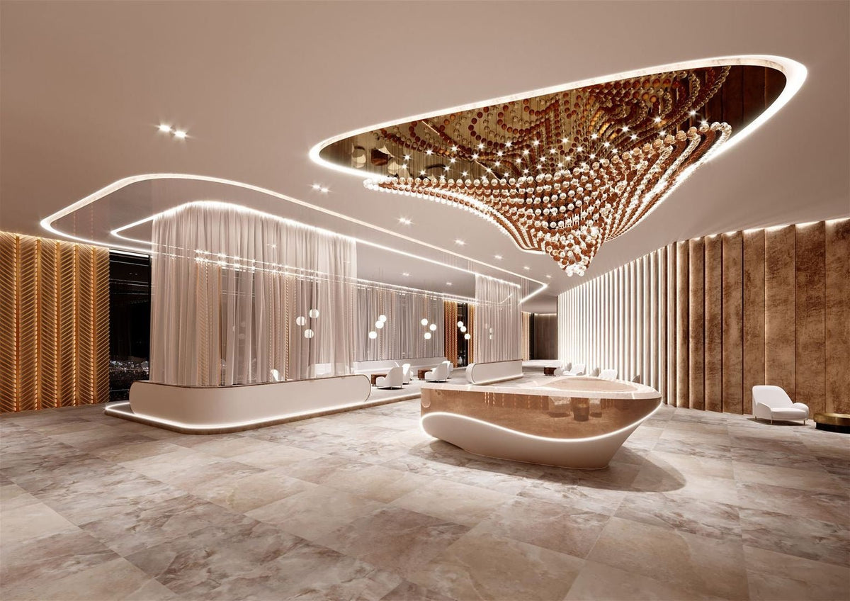 Beaded Crystal Chandelier — Chandelier | Maison Monashee — view 16
