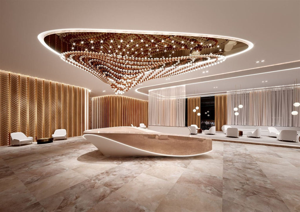 Beaded Crystal Chandelier — Chandelier | Maison Monashee — view 18