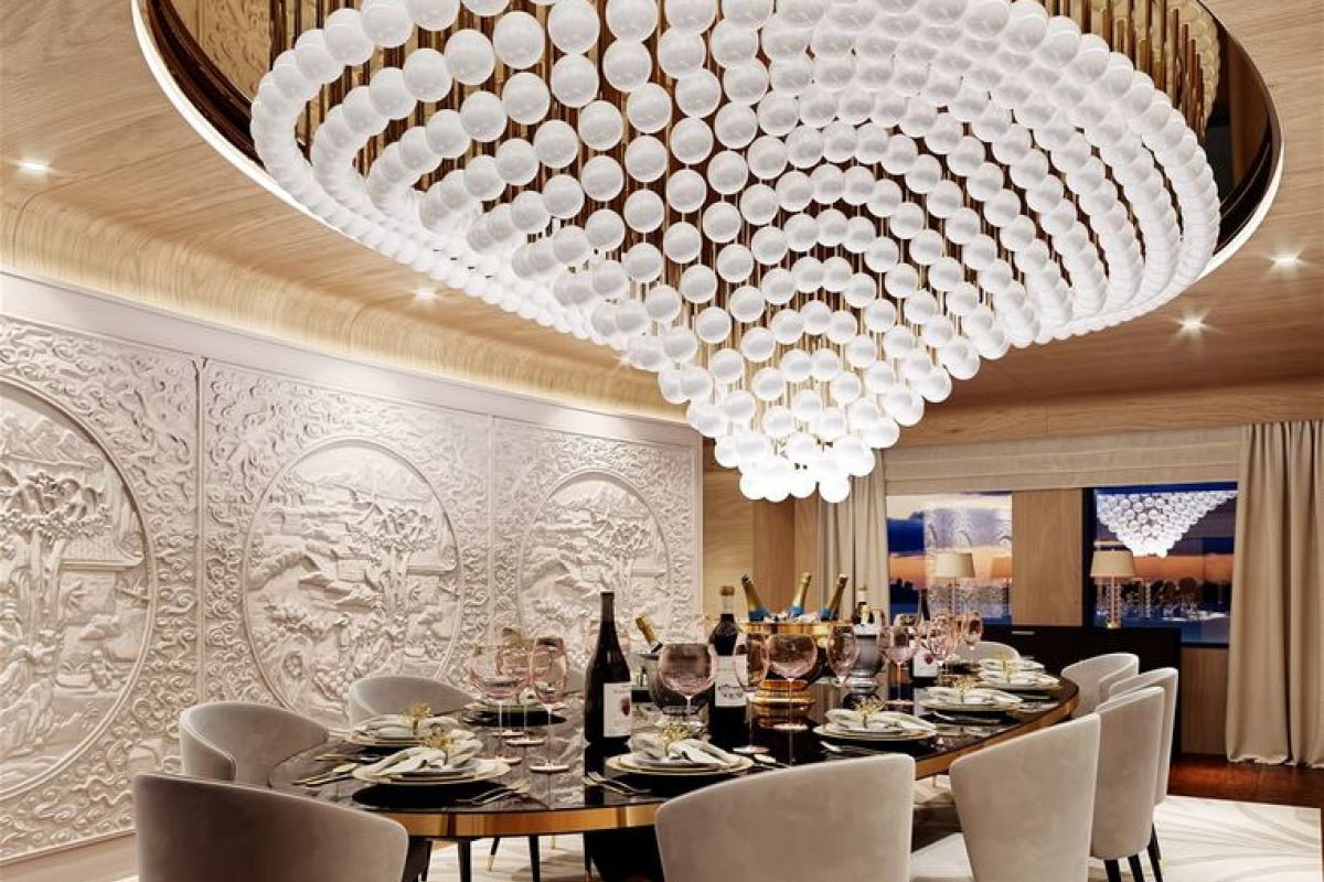 Beaded Crystal Chandelier — Chandelier | Maison Monashee — view 6