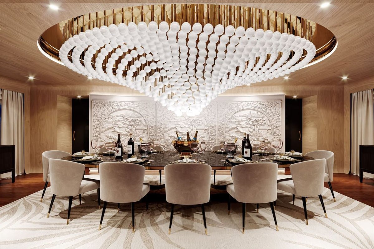 Beaded Crystal Chandelier — Chandelier | Maison Monashee — view 7