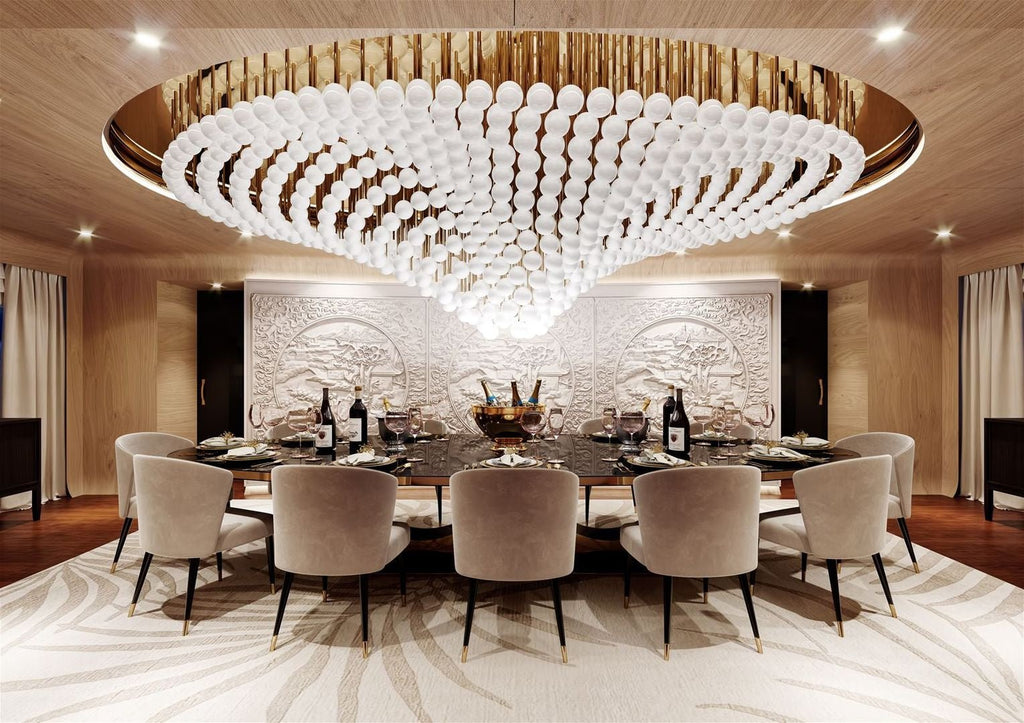 Beaded Crystal Chandelier — Chandelier | Maison Monashee — view 9