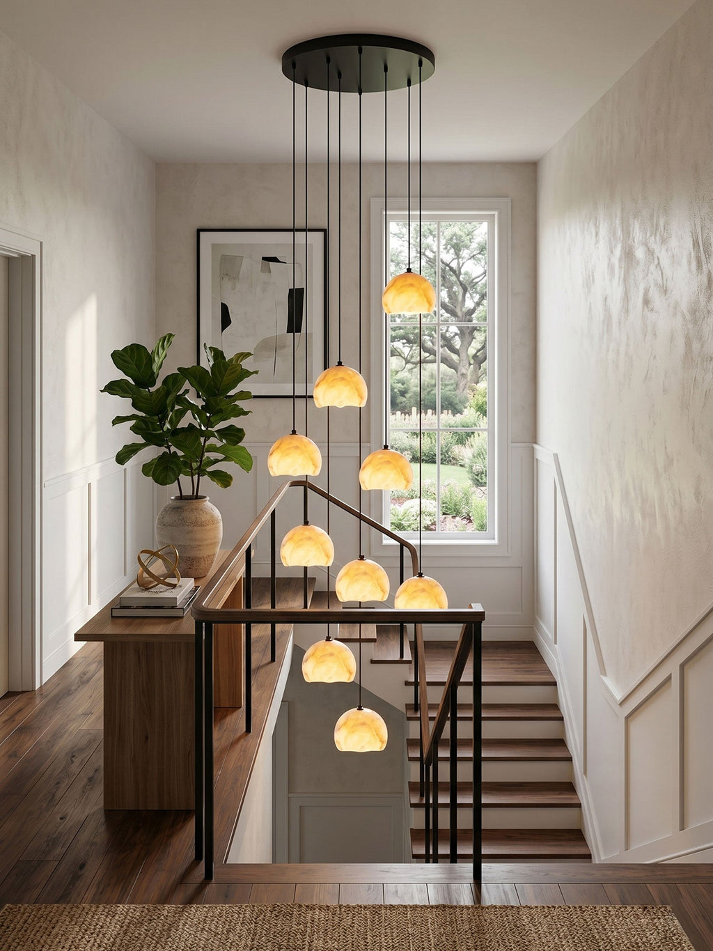 Black Dome Chandelier — Chandelier | Maison Monashee — view 7