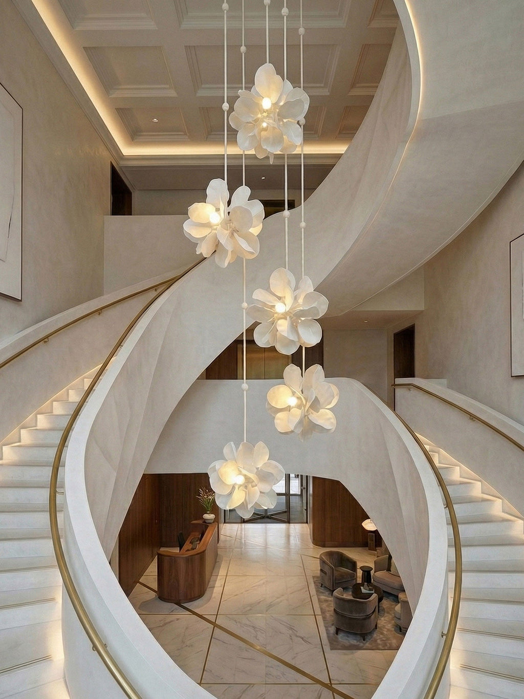 Flower Chandelier — Chandelier | Maison Monashee — view 11