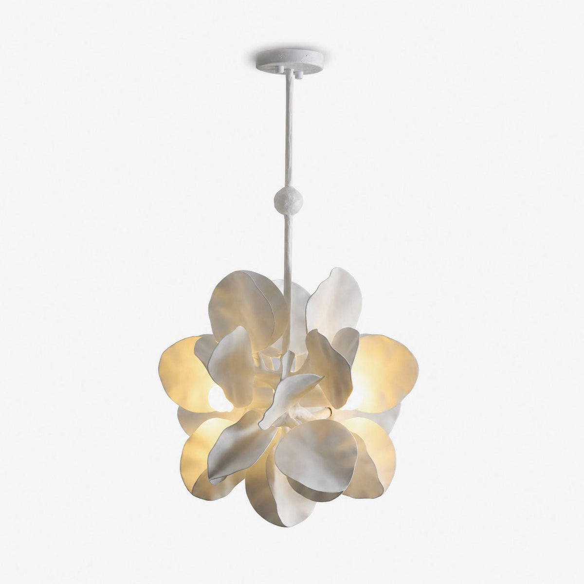 White Petal Chandelier — Chandelier | Maison Monashee — view 12