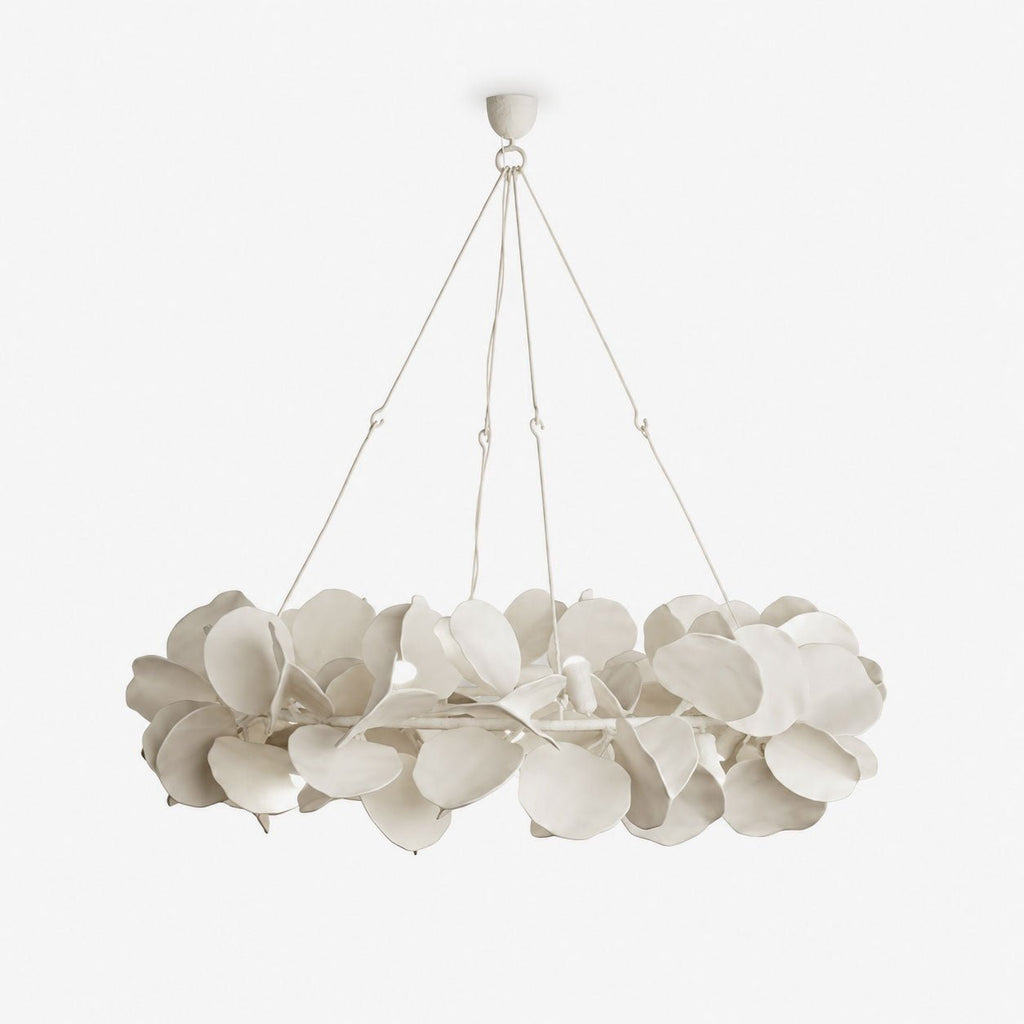 White Petal Chandelier — Chandelier | Maison Monashee
