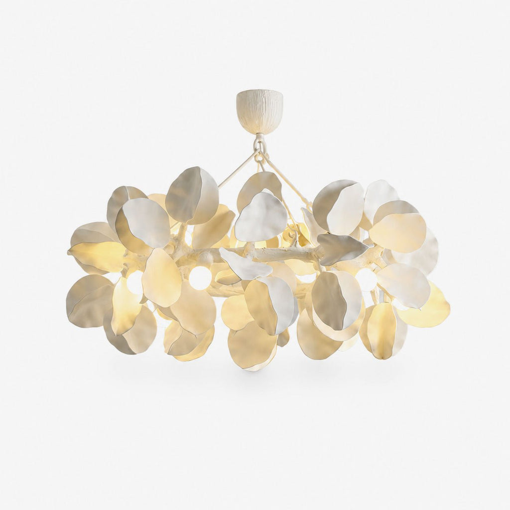 White Petal Chandelier — Chandelier | Maison Monashee — view 10
