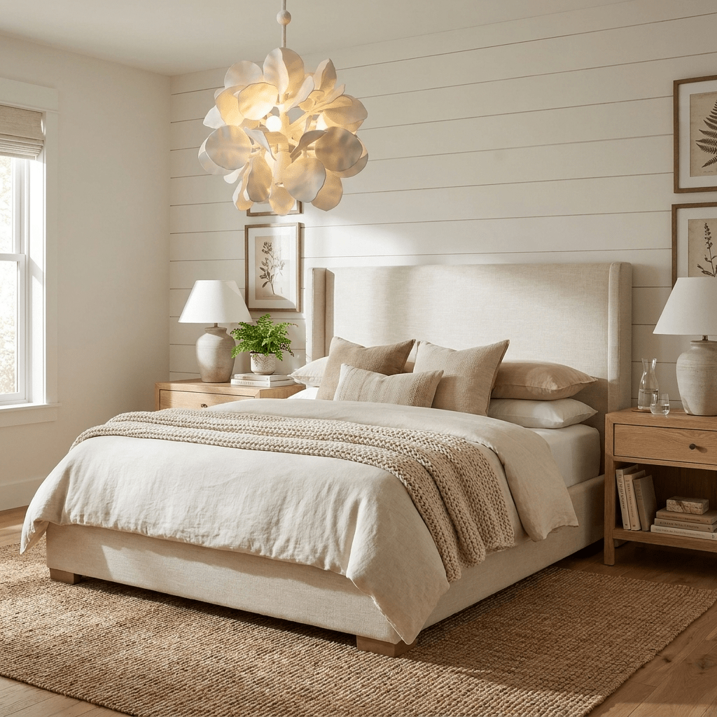 White Petal Chandelier — Chandelier | Maison Monashee — view 14