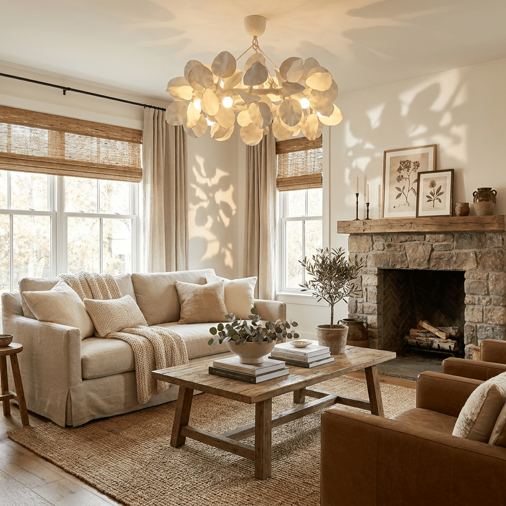 White Petal Chandelier — Chandelier | Maison Monashee — view 4