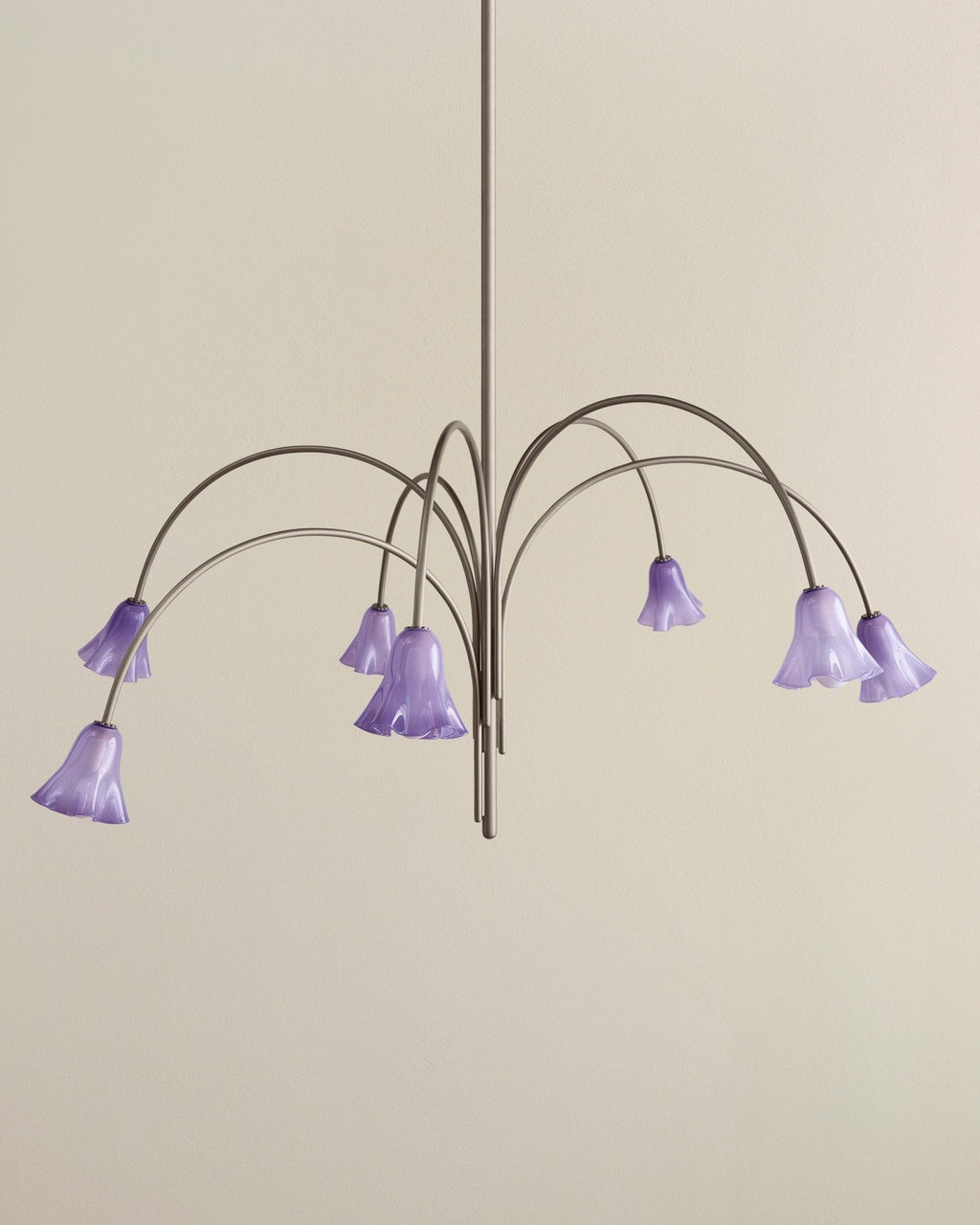 Bronze Glass Chandelier — Chandelier | Maison Monashee — view 26