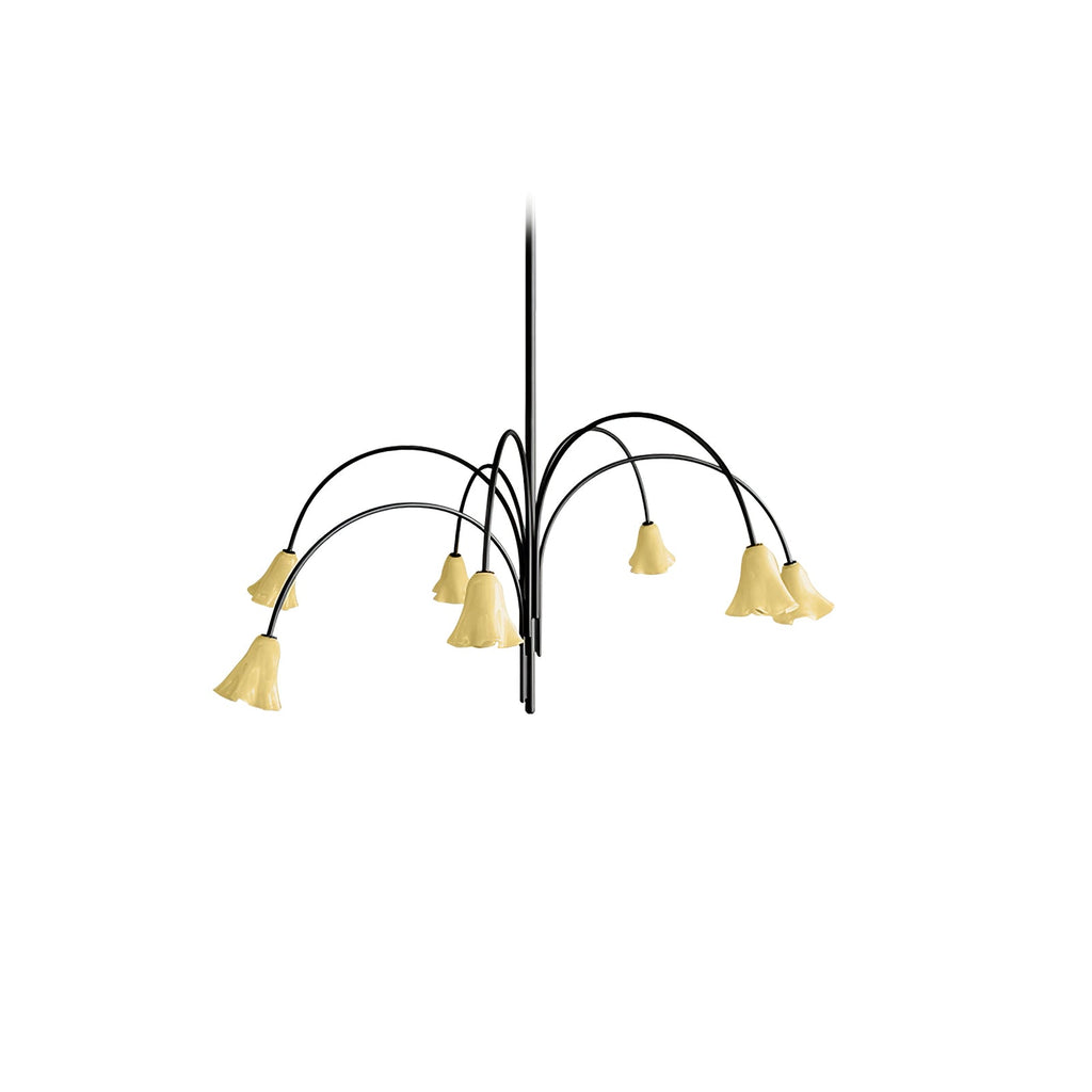 Bronze Glass Chandelier — Chandelier | Maison Monashee — view 44
