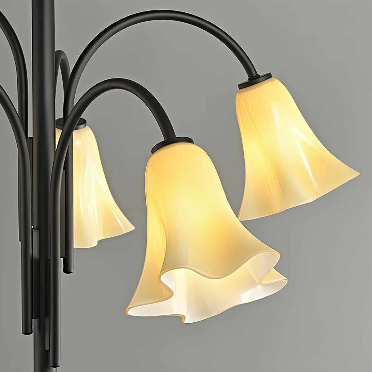 Bronze Glass Chandelier — Chandelier | Maison Monashee — view 13