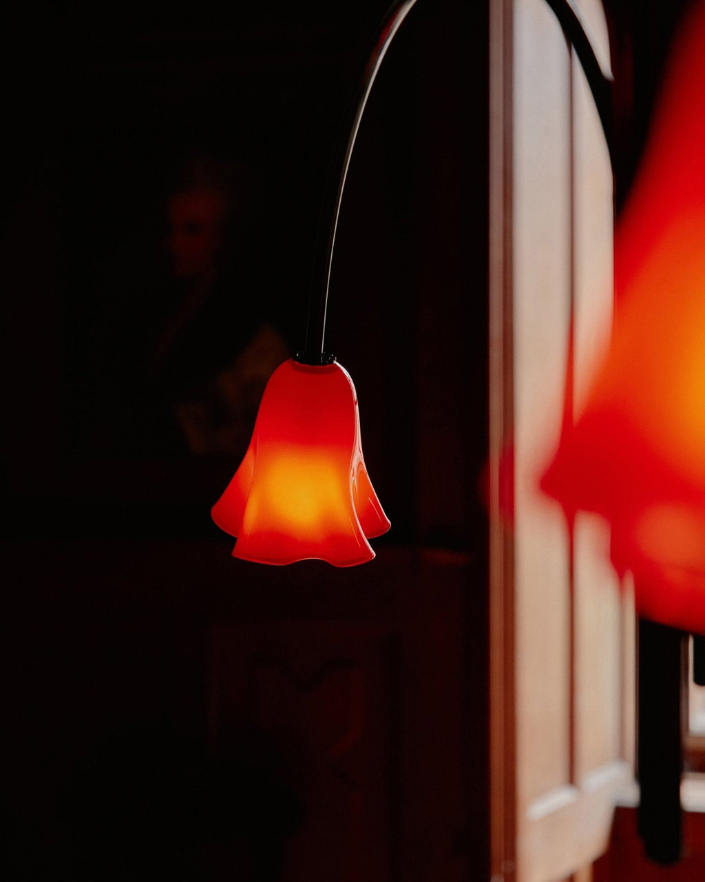 Bronze Glass Chandelier — Chandelier | Maison Monashee — view 35