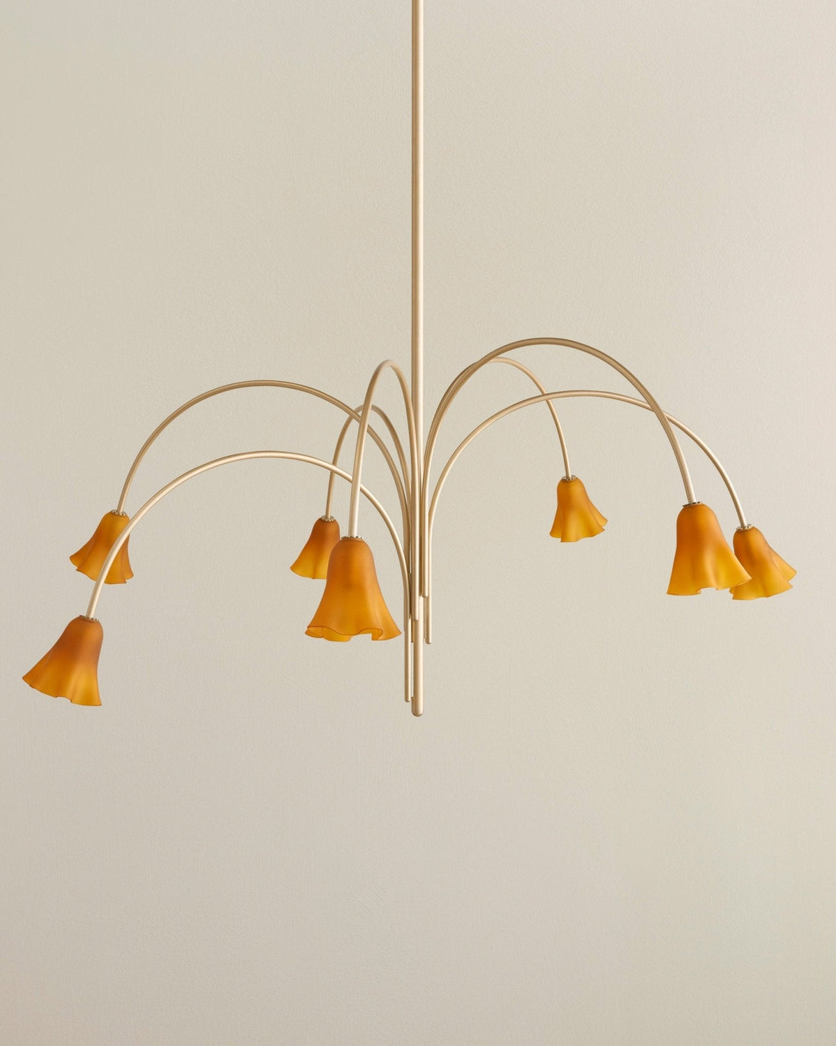 Bronze Glass Chandelier — Chandelier | Maison Monashee — view 41