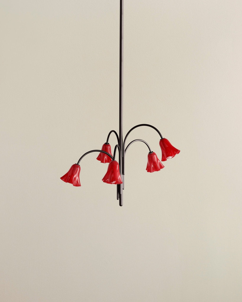 Bronze Glass Chandelier — Chandelier | Maison Monashee — view 47