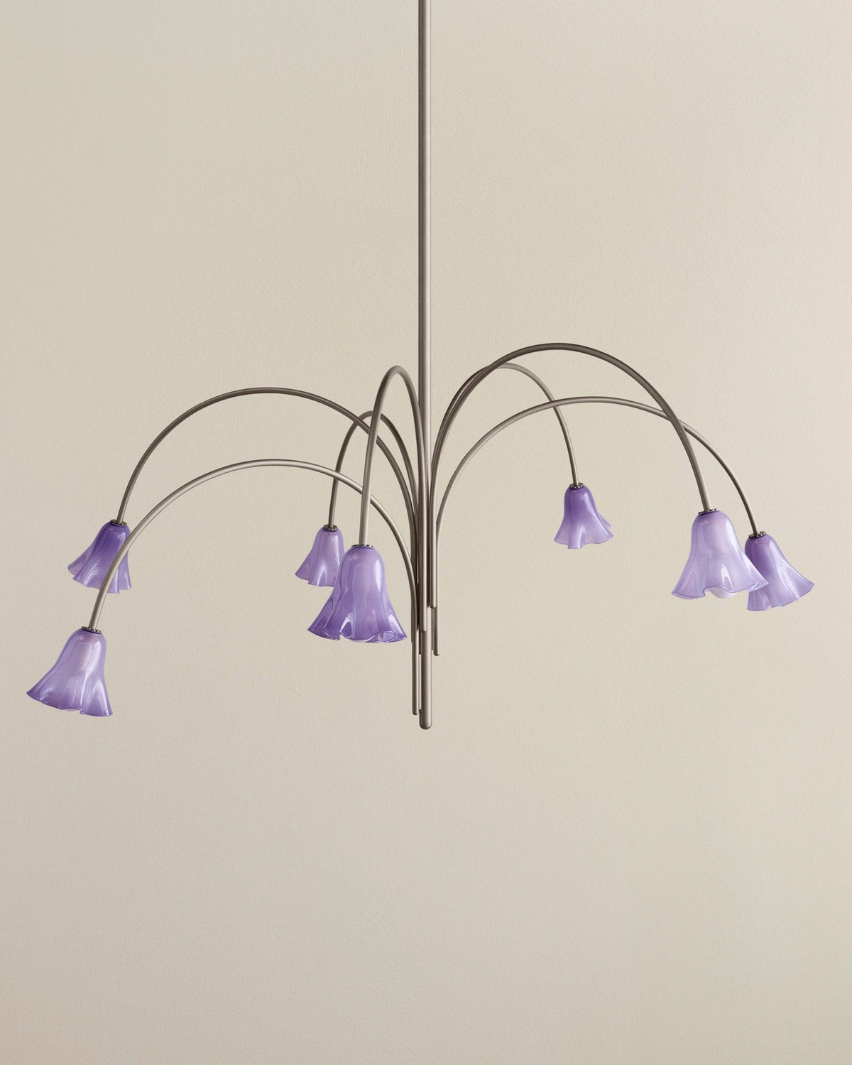 Bronze Glass Chandelier — Chandelier | Maison Monashee — view 60