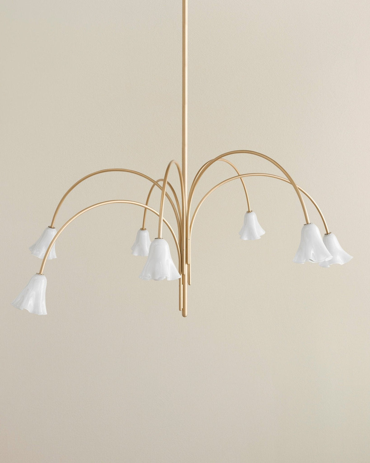Bronze Glass Chandelier — Chandelier | Maison Monashee — view 66