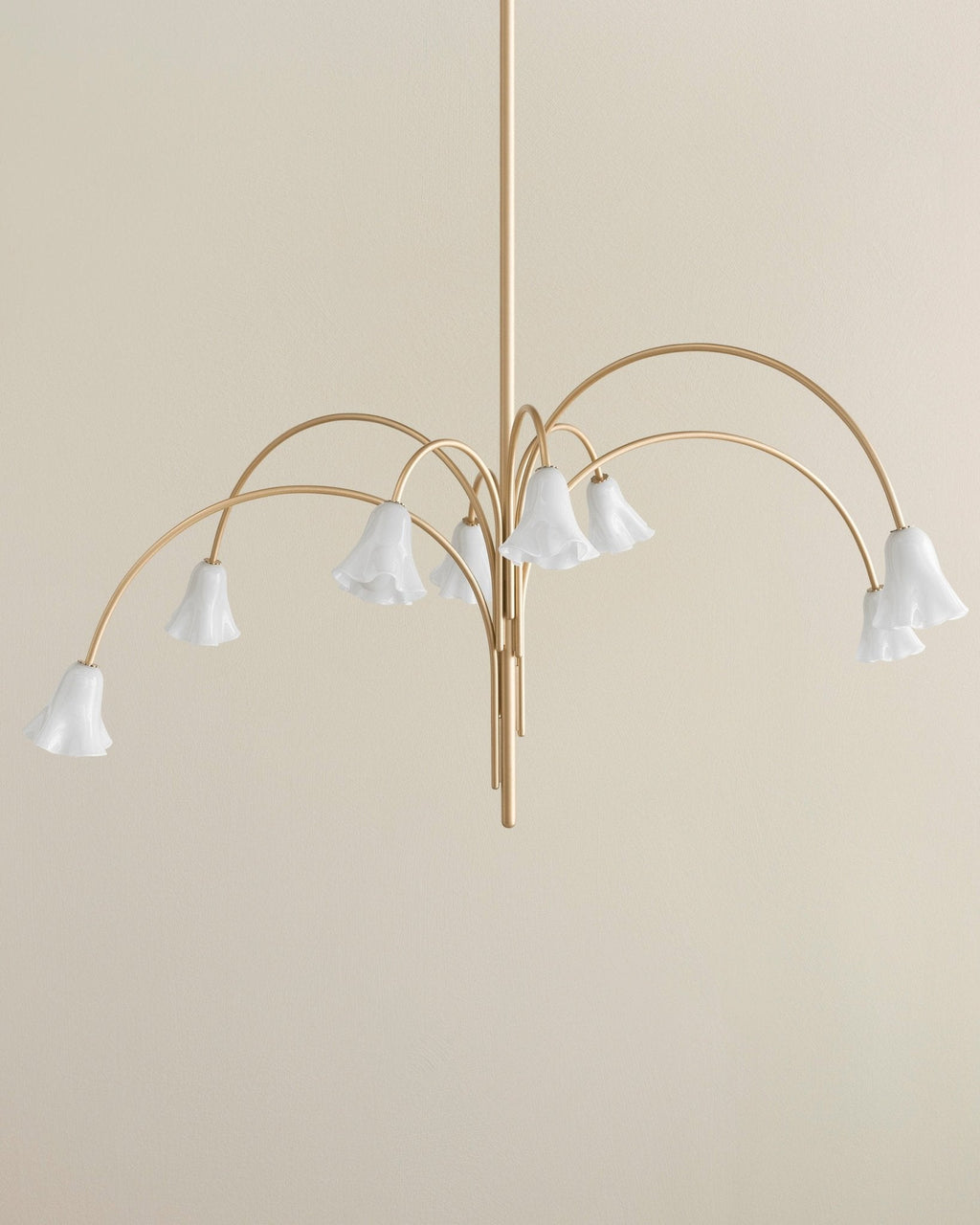 Bronze Glass Chandelier — Chandelier | Maison Monashee — view 68