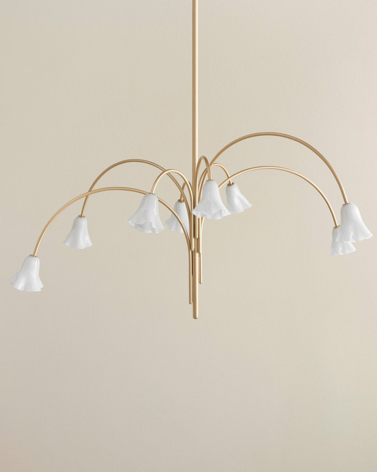Bronze Glass Chandelier — Chandelier | Maison Monashee — view 68