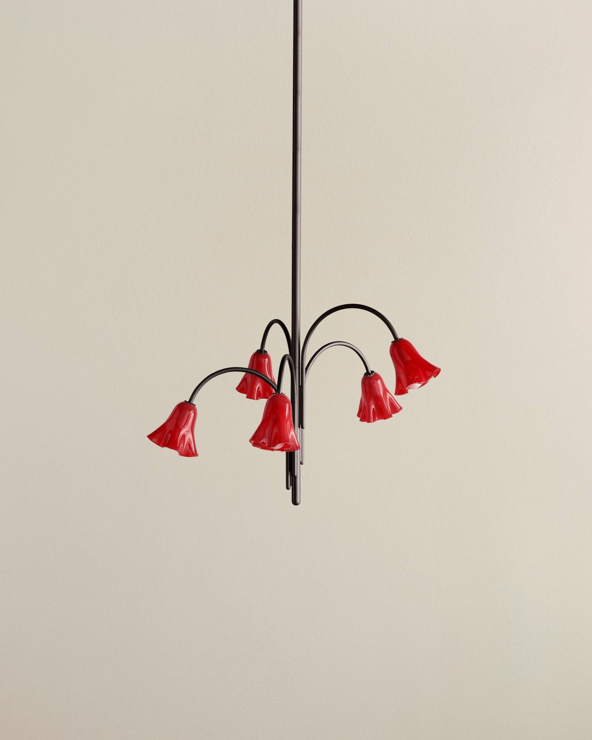Bronze Glass Chandelier — Chandelier | Maison Monashee — view 71