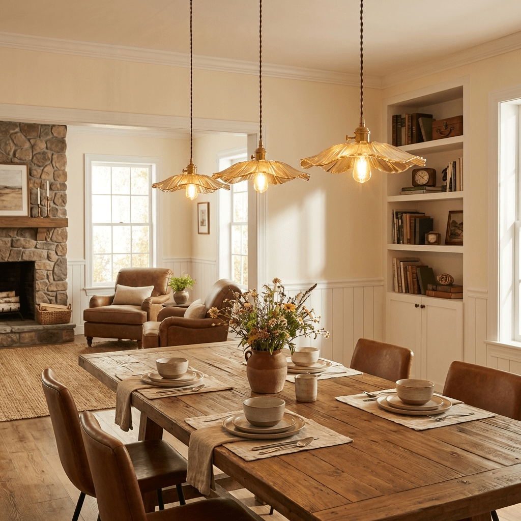 Glass Kitchen Island Pendant Lighting — Pendant Light | Maison Monashee — view 10