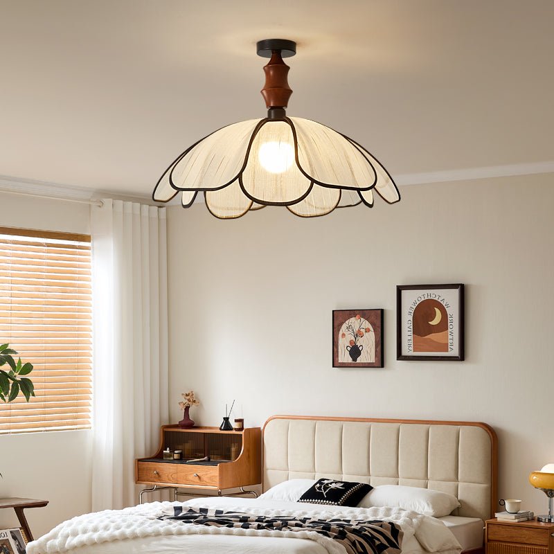 Fabric Flush Mount Ceiling Light — Ceiling Light | Maison Monashee — view 5