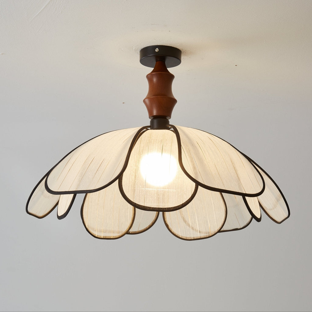Fabric Flush Mount Ceiling Light — Ceiling Light | Maison Monashee — view 7