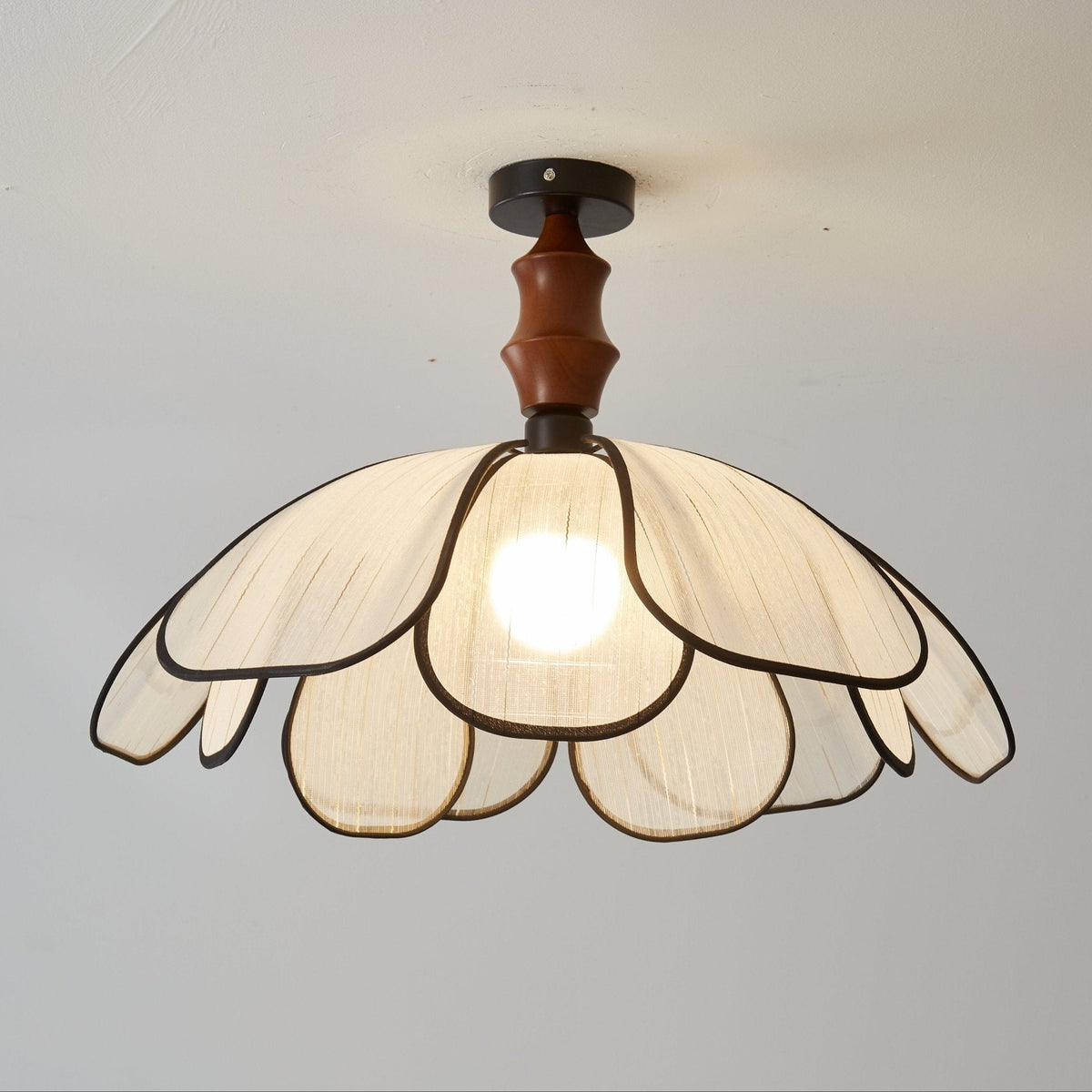 Fabric Flush Mount Ceiling Light — Ceiling Light | Maison Monashee — view 7