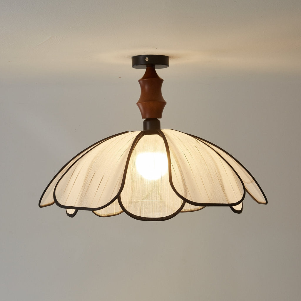 Fabric Flush Mount Ceiling Light — Ceiling Light | Maison Monashee — view 8