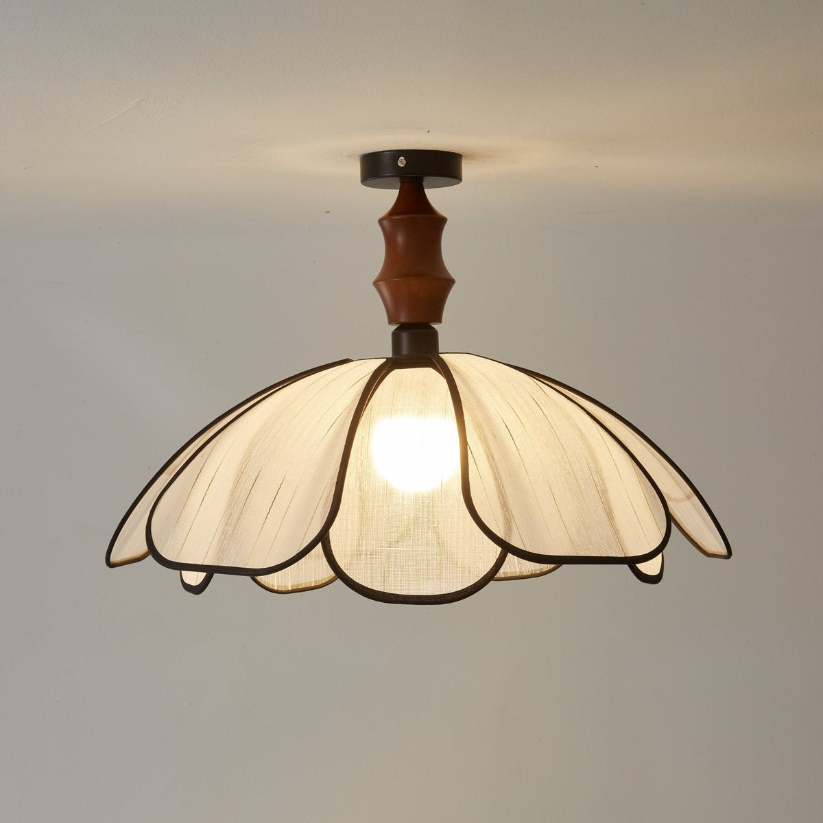 Fabric Flush Mount Ceiling Light — Ceiling Light | Maison Monashee — view 8