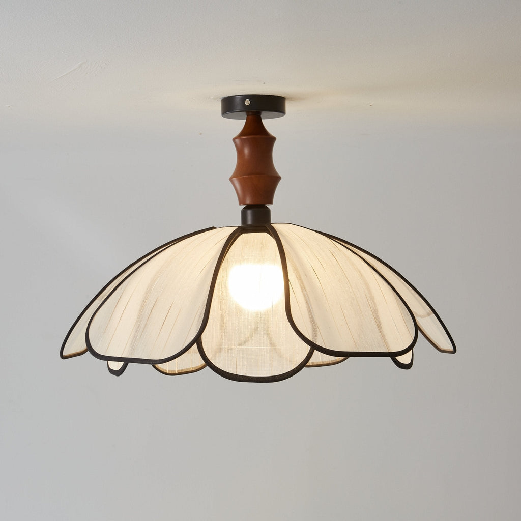 Fabric Flush Mount Ceiling Light — Ceiling Light | Maison Monashee — view 9