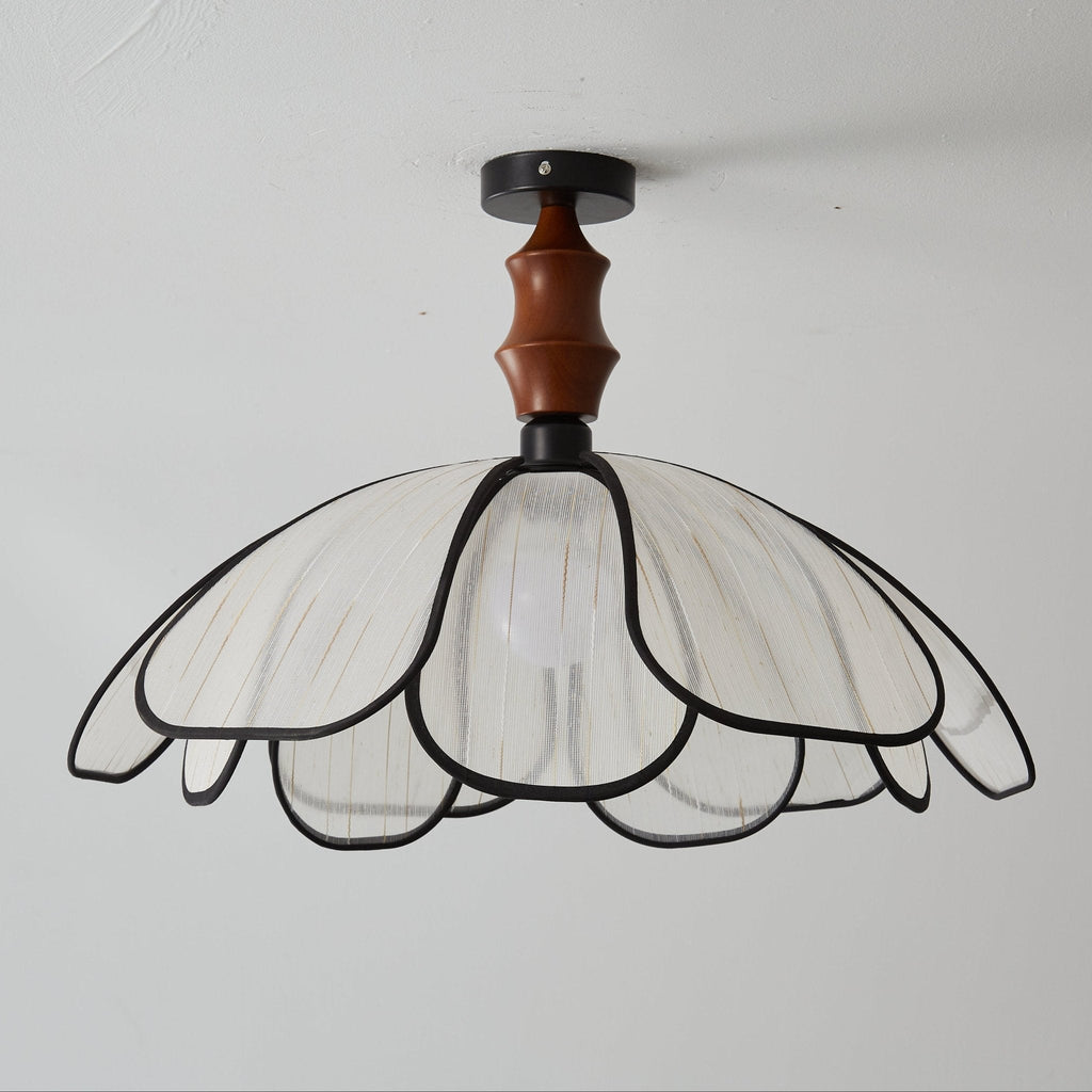 Fabric Flush Mount Ceiling Light — Ceiling Light | Maison Monashee — view 10