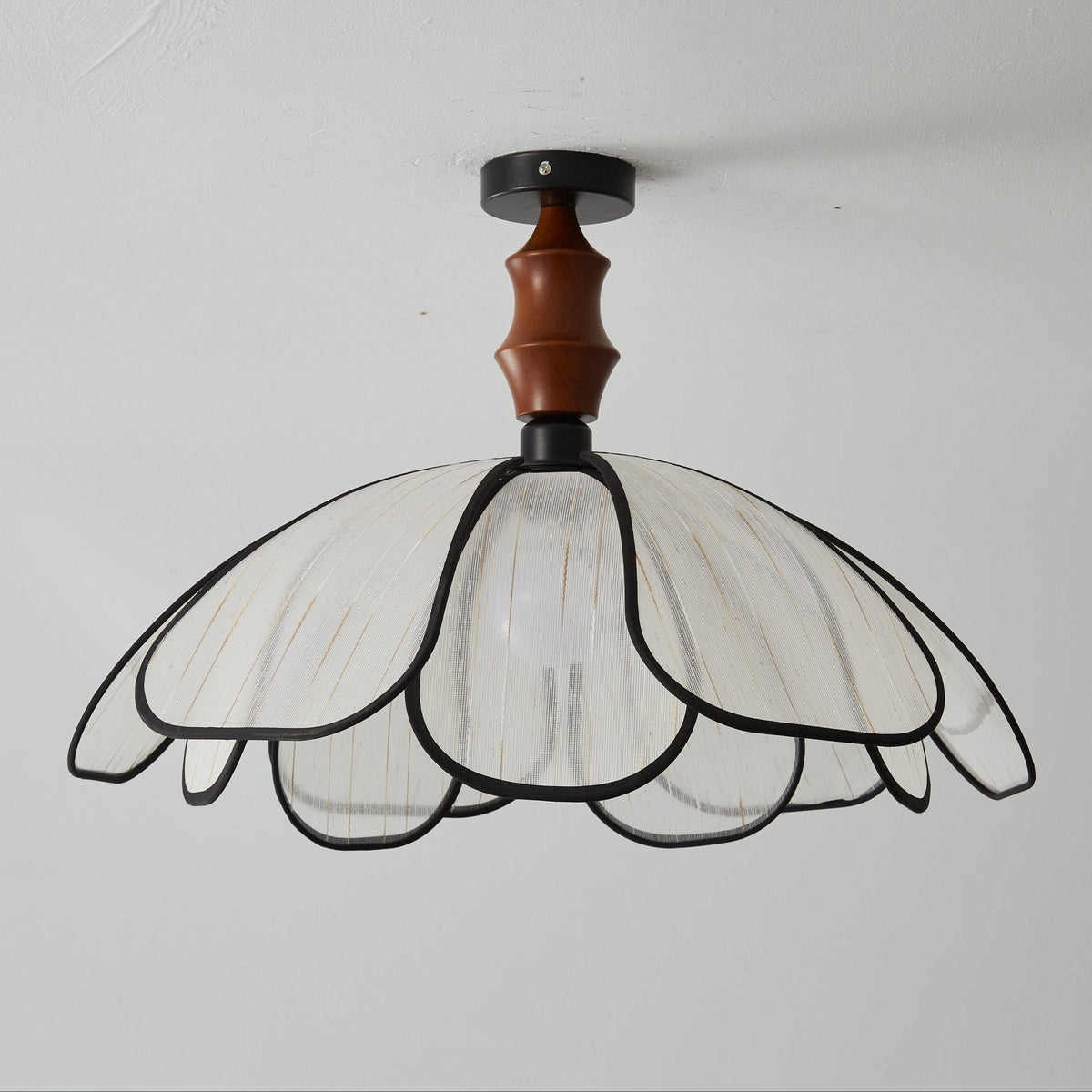 Fabric Flush Mount Ceiling Light — Ceiling Light | Maison Monashee — view 10