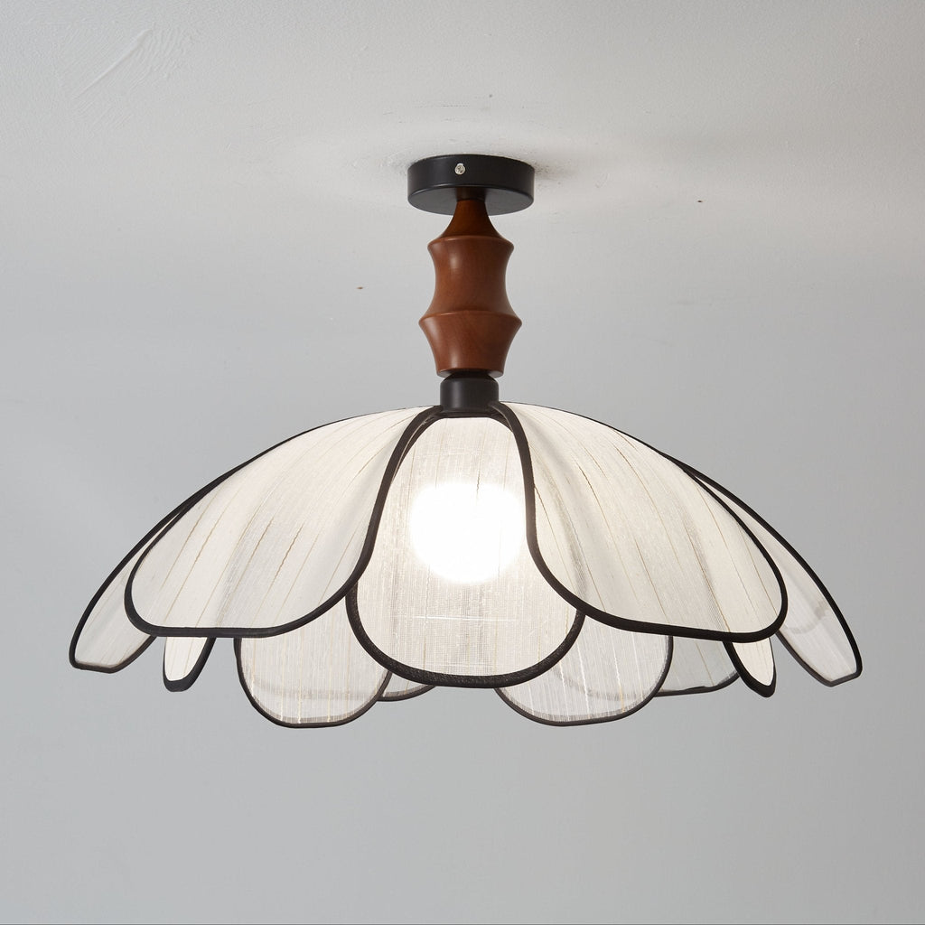 Fabric Flush Mount Ceiling Light — Ceiling Light | Maison Monashee — view 6