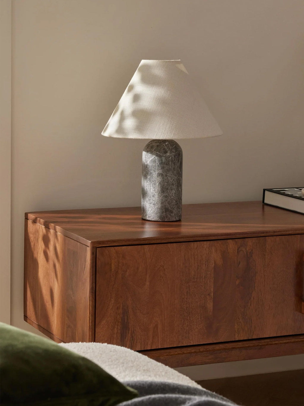 Marble Side Table Lamp — Table Lamp | Maison Monashee — view 3