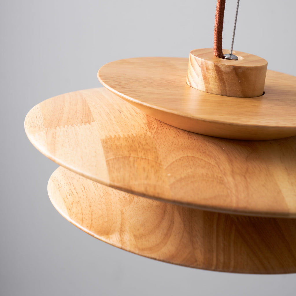 Wood Pendant Light Plug-In — Pendant Light | Maison Monashee — view 24