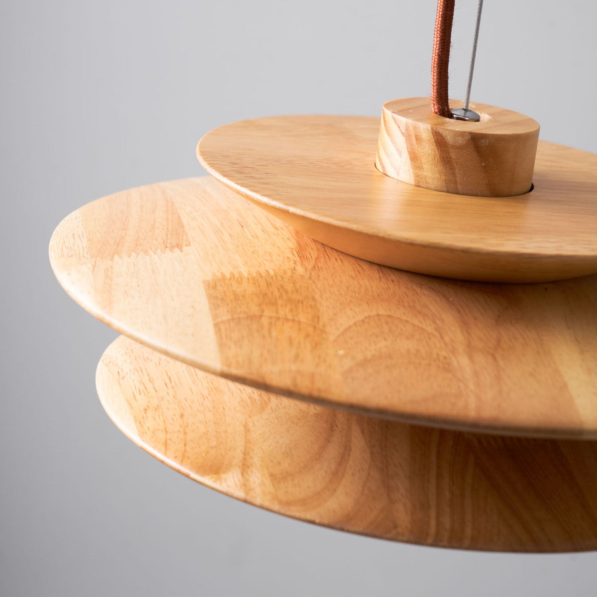 Wood Pendant Light Plug-In — Pendant Light | Maison Monashee — view 24