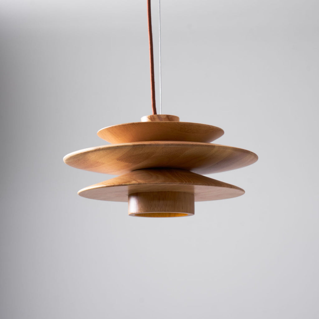 Wood Pendant Light Plug-In — Pendant Light | Maison Monashee — view 23