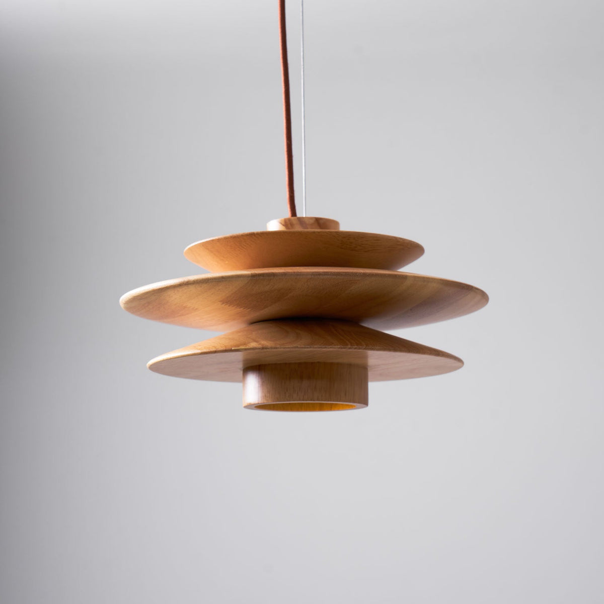 Wood Pendant Light Plug-In — Pendant Light | Maison Monashee — view 23