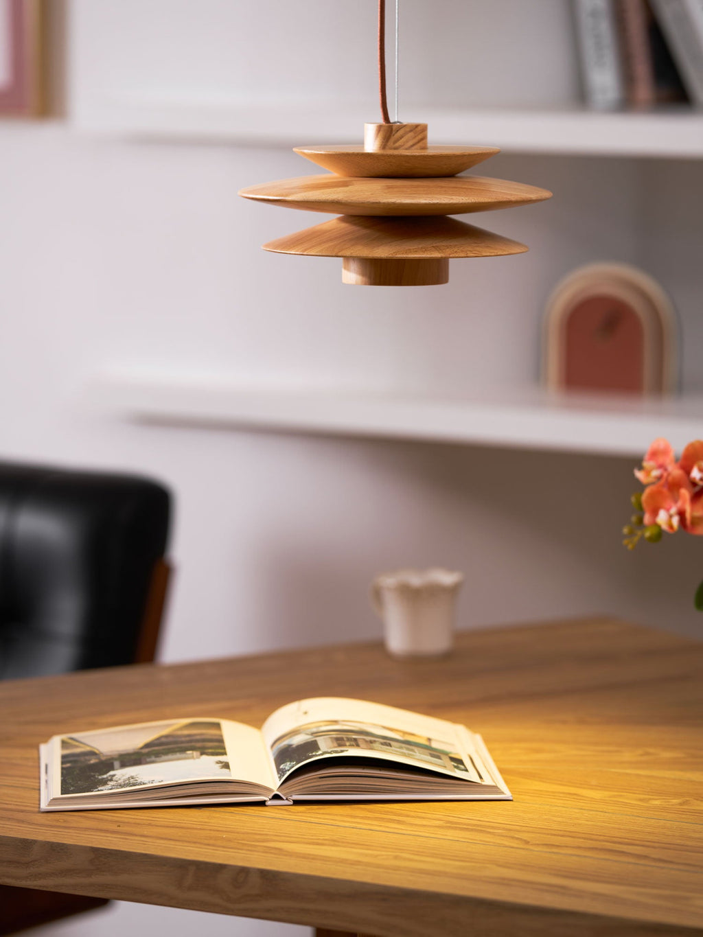 Wood Pendant Light Plug-In — Pendant Light | Maison Monashee — view 25