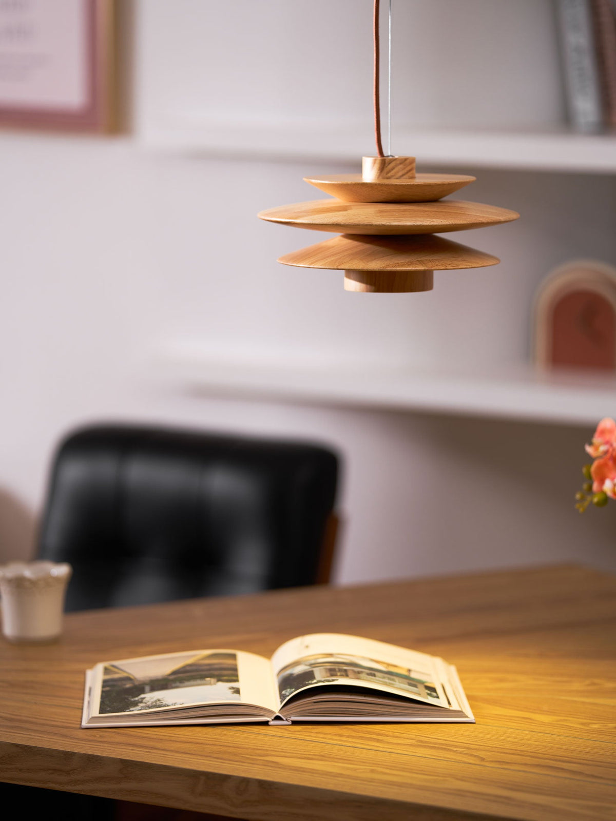 Wood Pendant Light Plug-In — Pendant Light | Maison Monashee — view 27