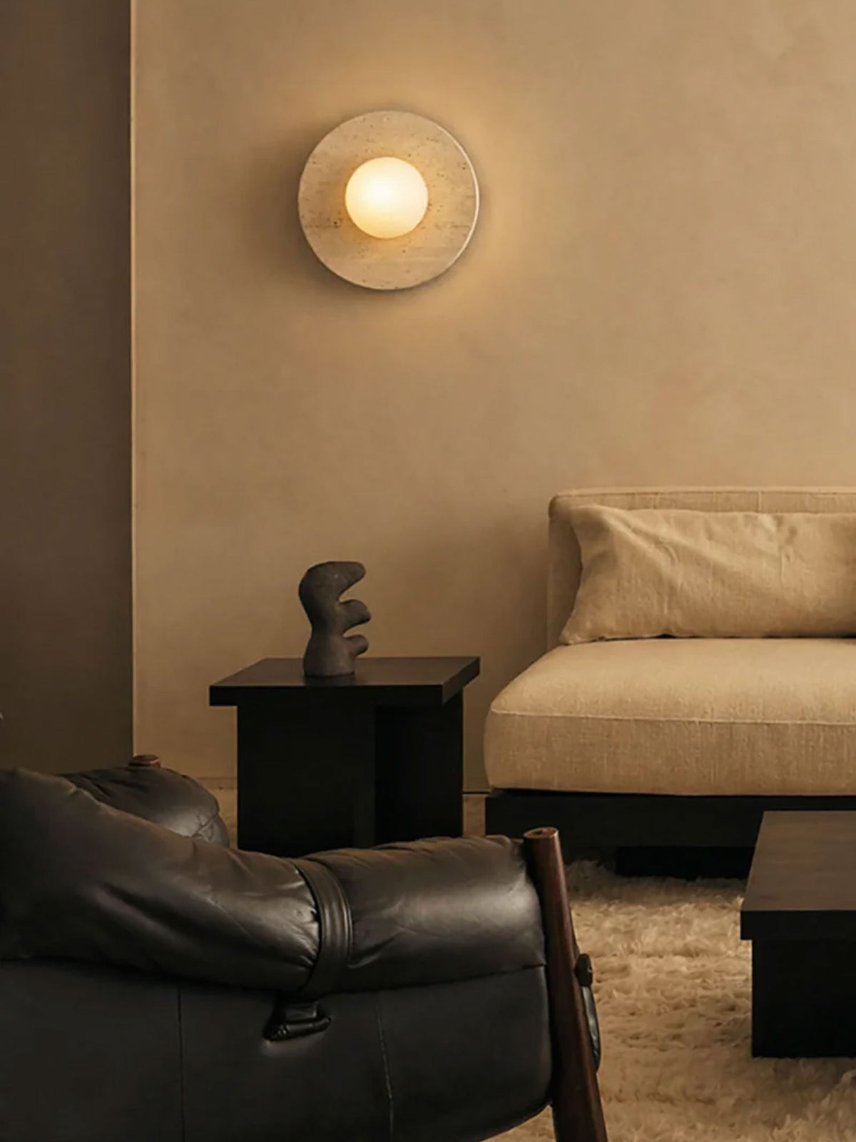 Round Globe Wall Sconce — Wall Sconce | Maison Monashee — view 8