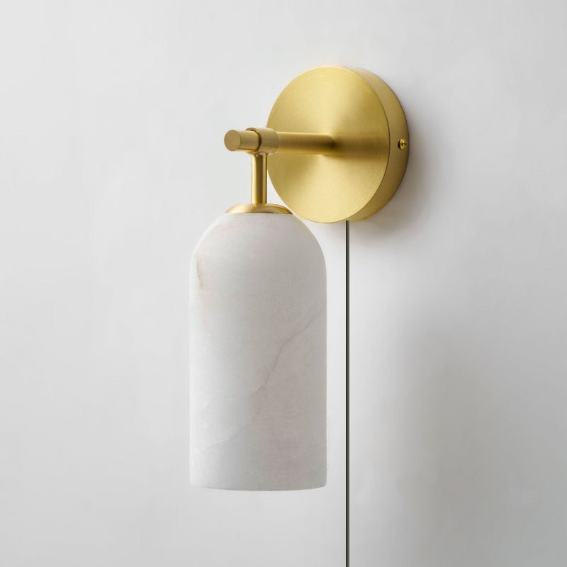 Antique Brass Plug-In Wall Sconce — Wall Sconce | Maison Monashee — view 8