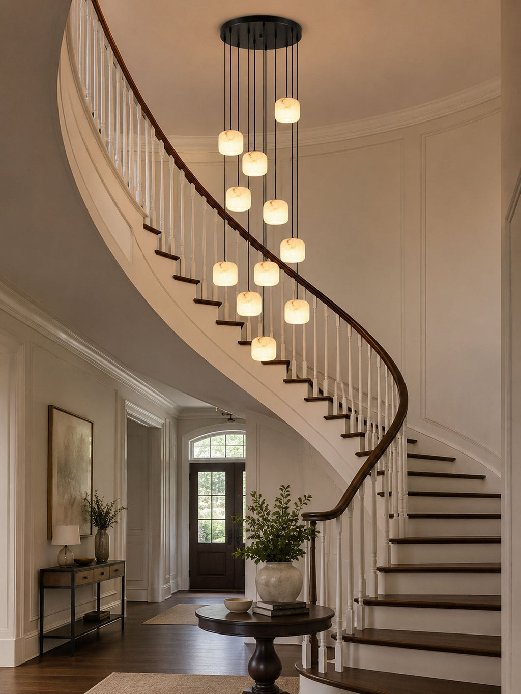 Large Cluster Pendant Chandelier — Chandelier | Maison Monashee — view 8