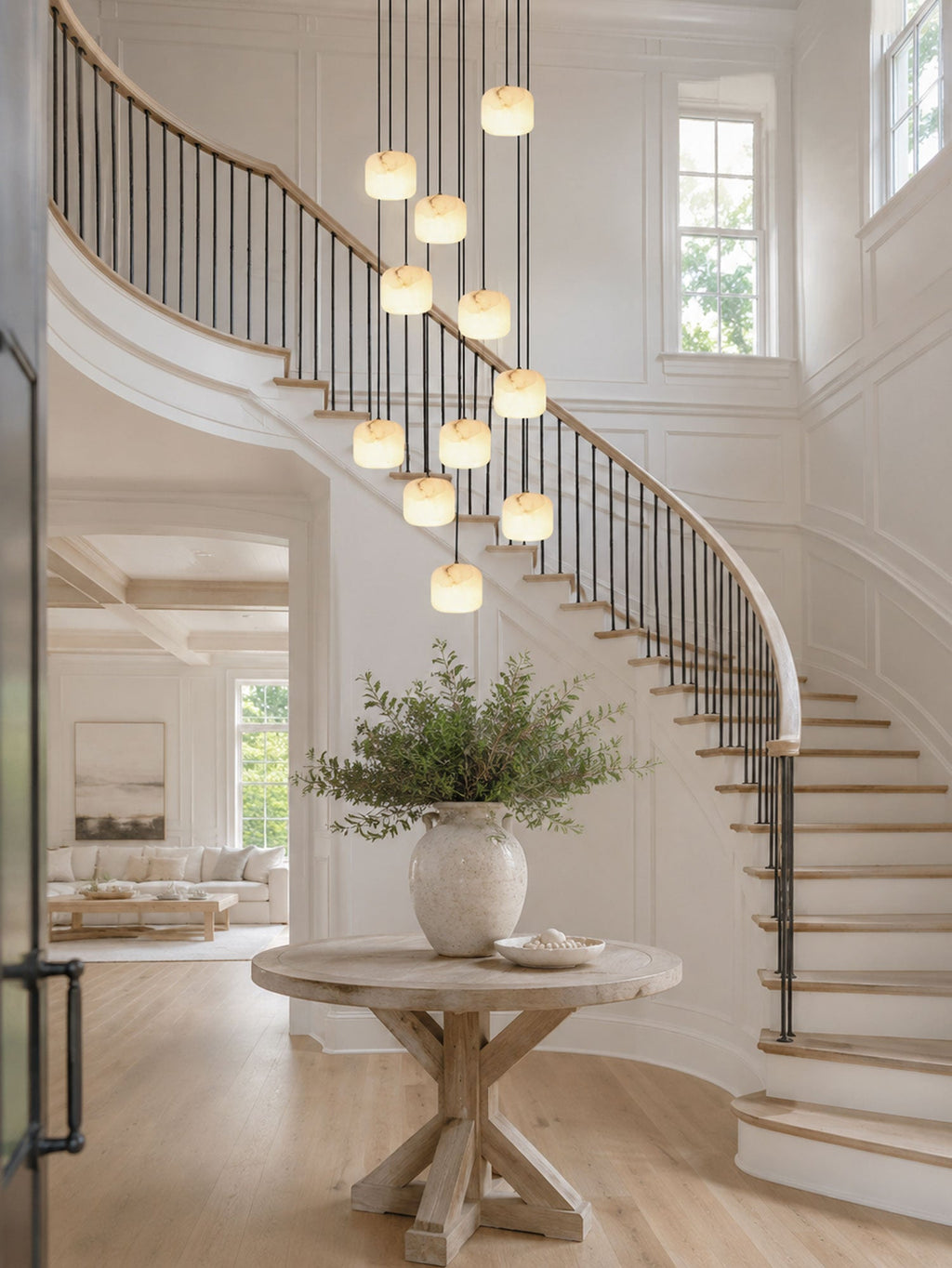 Large Cluster Pendant Chandelier — Chandelier | Maison Monashee — view 7