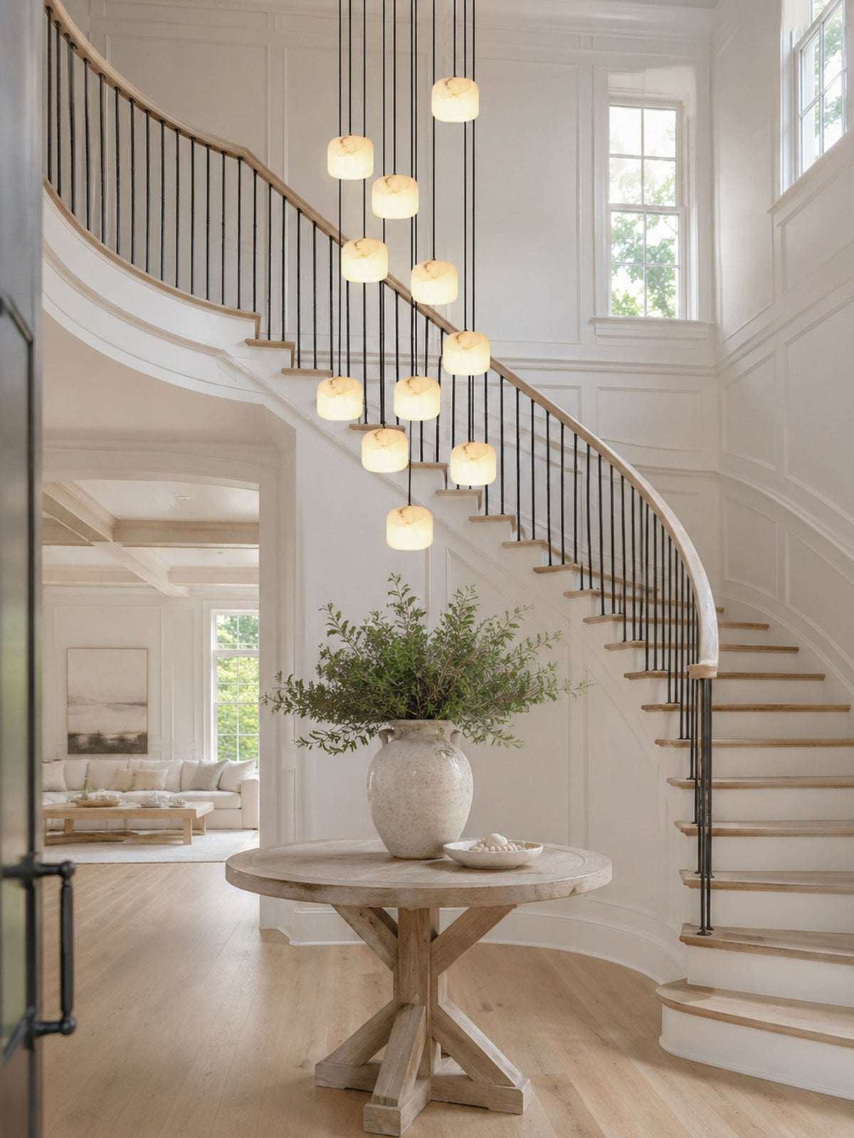 Large Cluster Pendant Chandelier — Chandelier | Maison Monashee — view 7