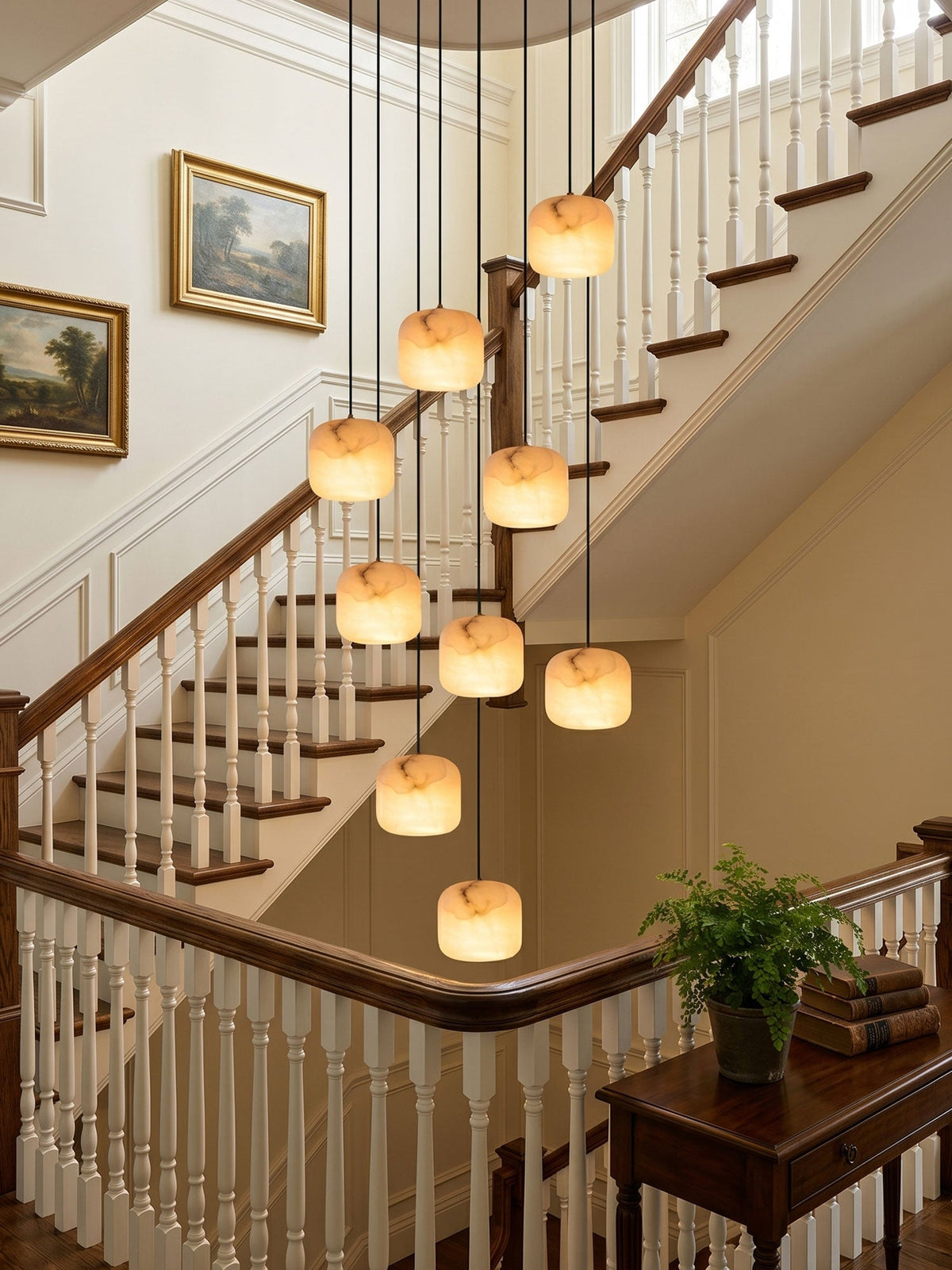 Large Cluster Pendant Chandelier — Chandelier | Maison Monashee — view 9