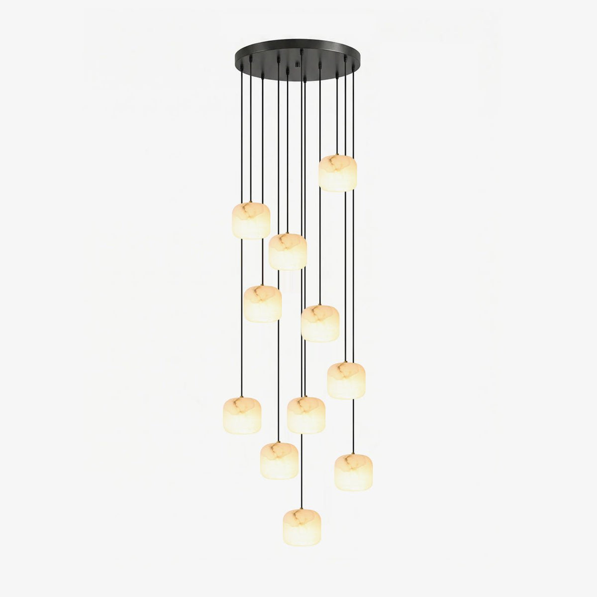 Large Cluster Pendant Chandelier — Chandelier | Maison Monashee